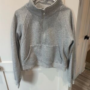 Amazon Gray Women's Quarter-Zip Hoodie